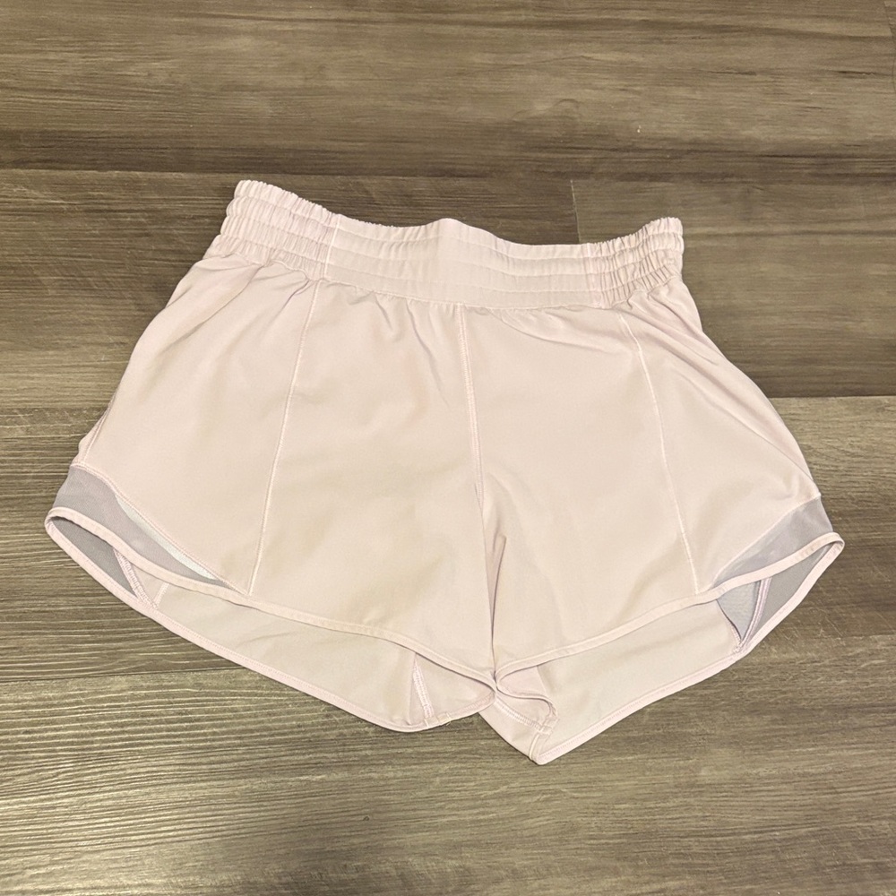 Lululemon Athletica Light Pink Athletic Shorts